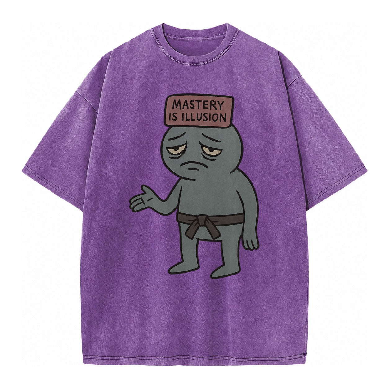 Black Pug Charming Companion Vintage T-shirt – Purple