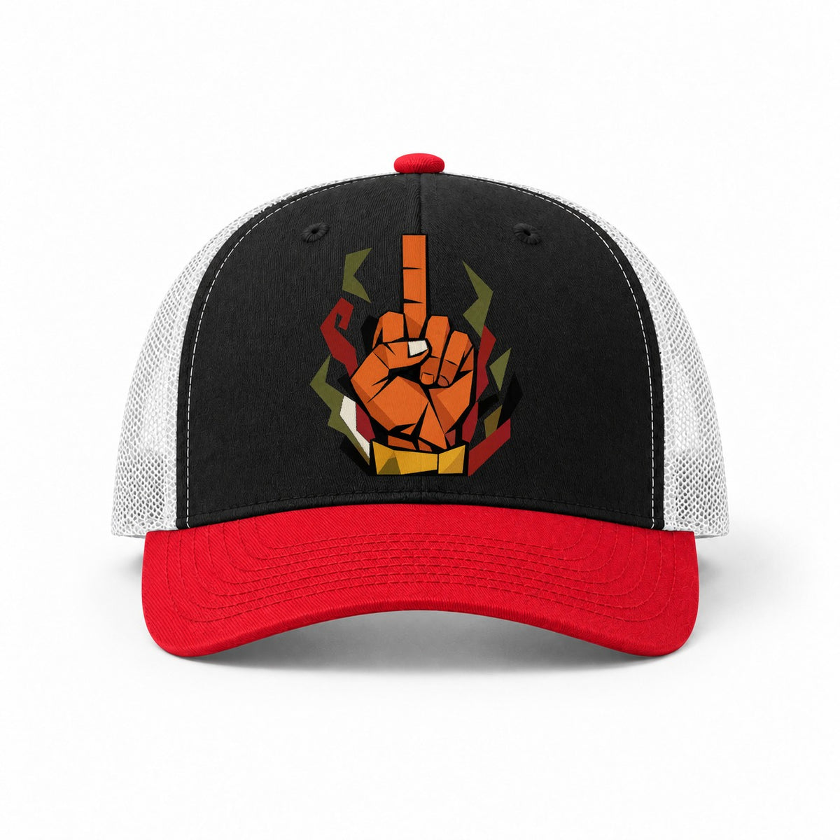 Black-Red-White — front view