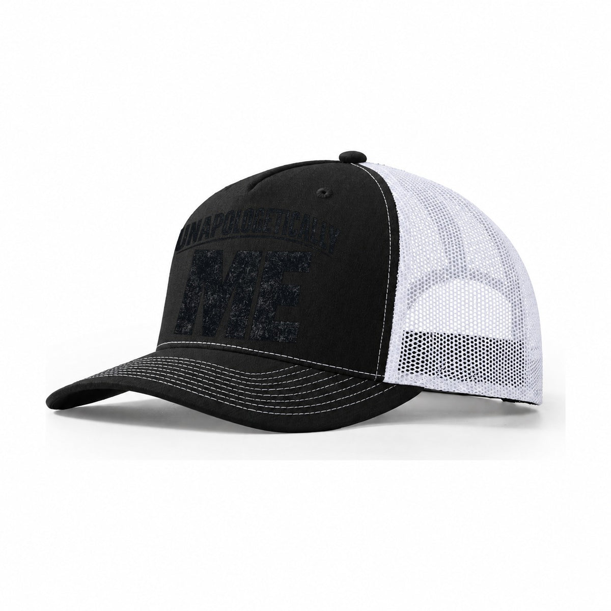 Unapologetically Me Trucker Hat – Black White