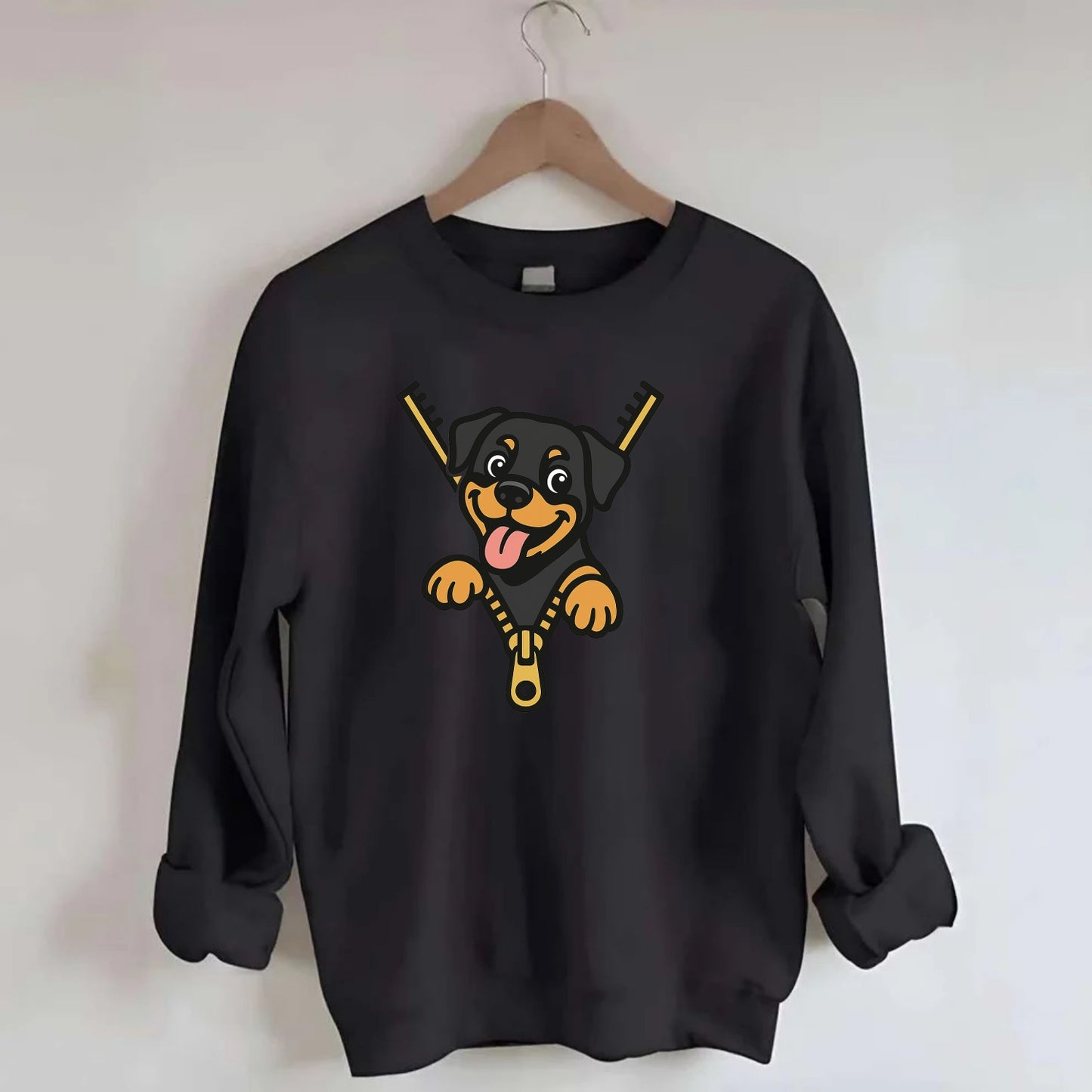 Rottweiler - Crewneck Sweatshirt - black