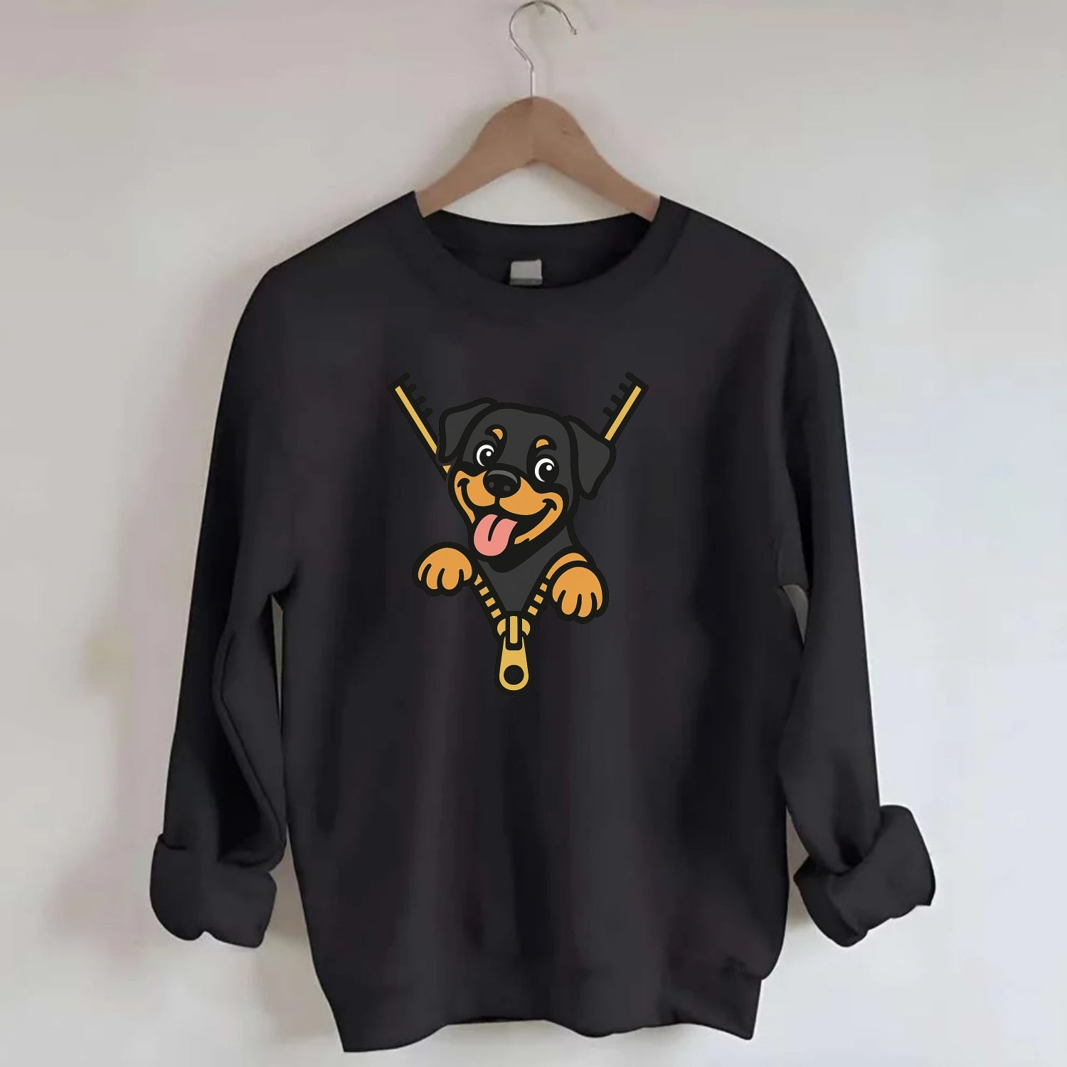 Rottweiler - Crewneck Sweatshirt - black