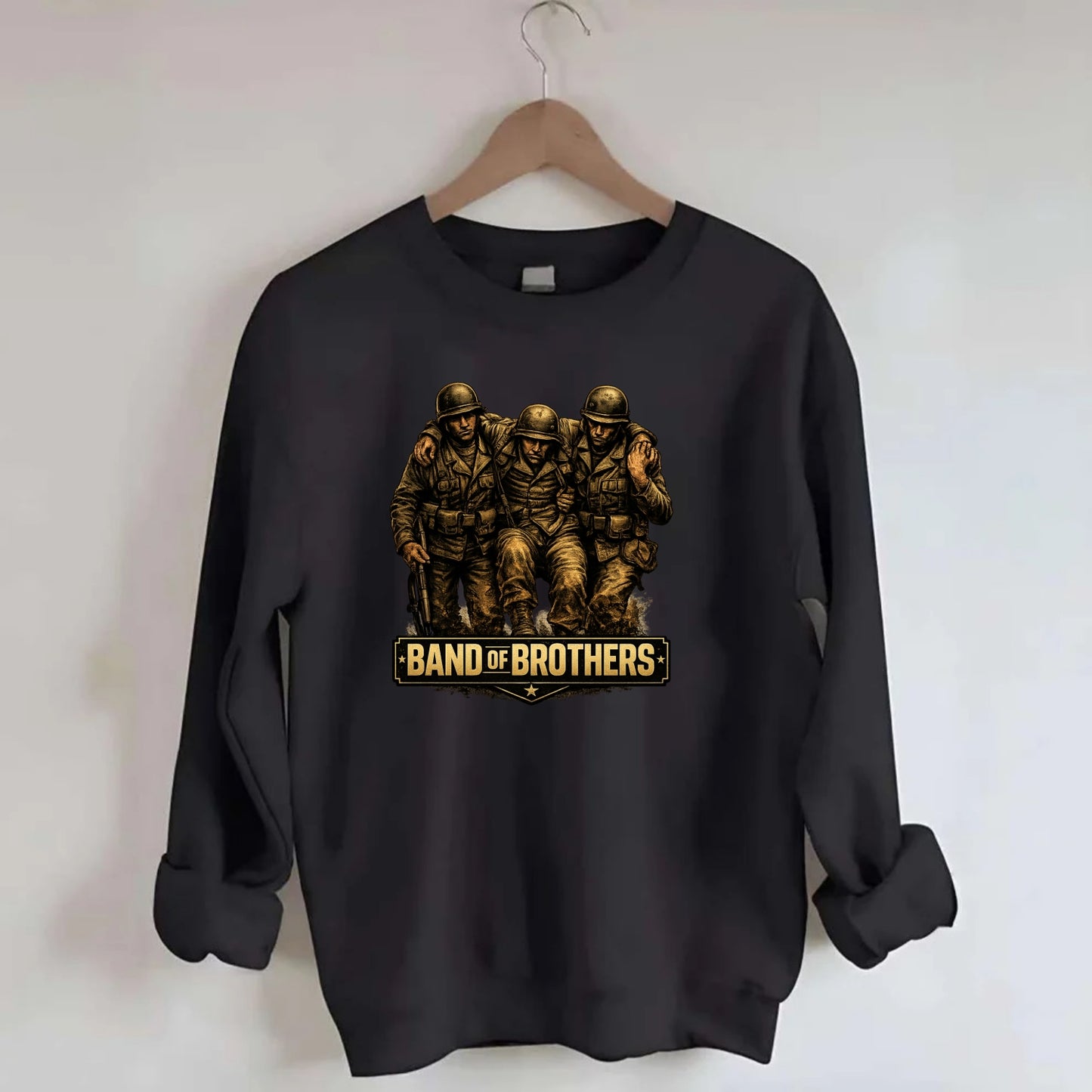 Band Of Brothers - Crewneck Sweatshirt - black