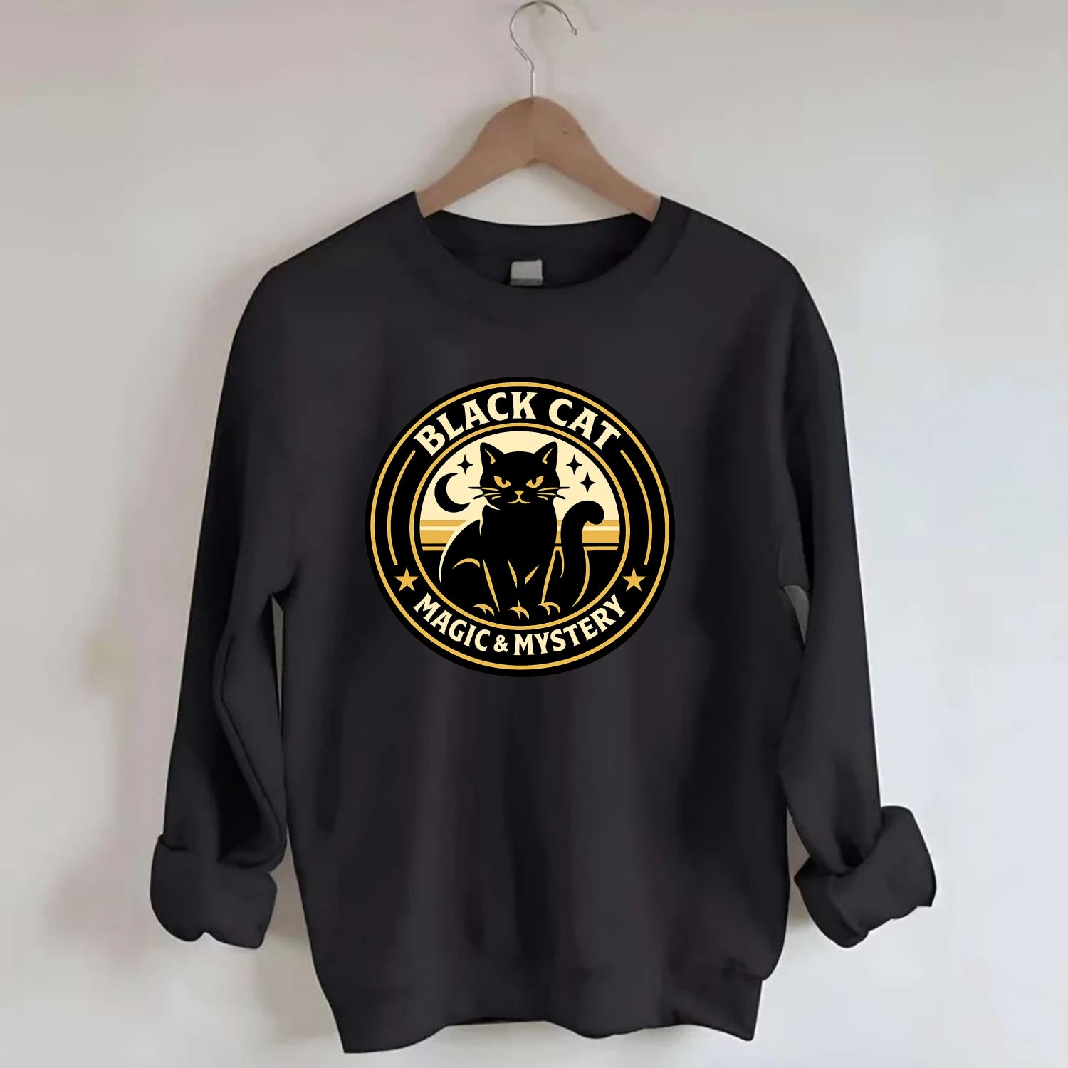 Midnight Prowler Emblem - Crewneck Sweatshirt - black