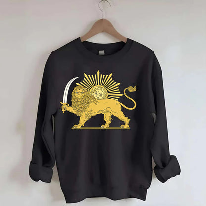 Shir O Khorshid - Crewneck Sweatshirt - black