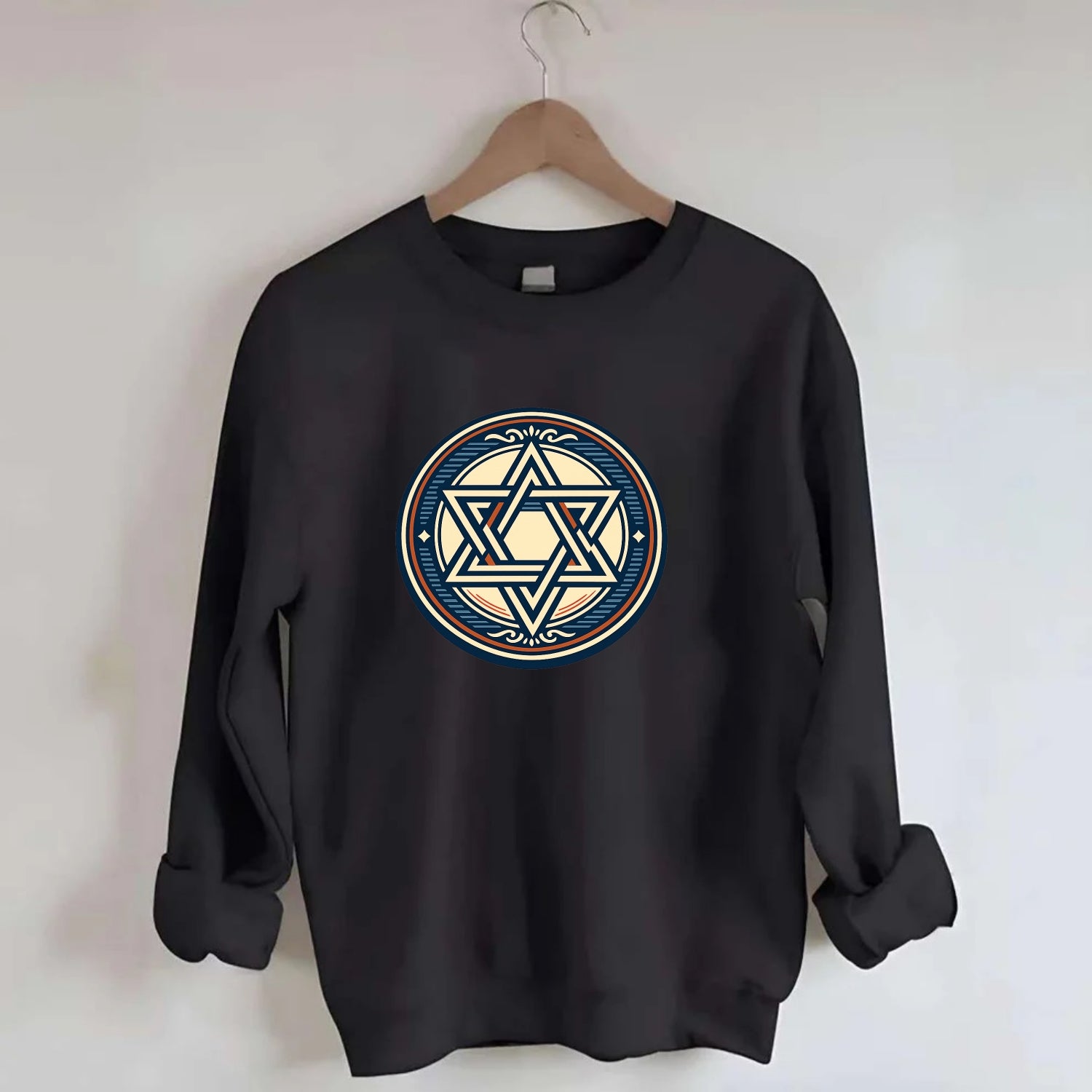 Celestial Unity Emblem - Crewneck Sweatshirt - black