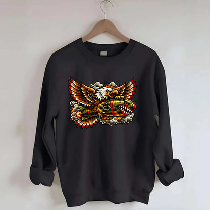 War Eagle Bomb - Crewneck Sweatshirt - black