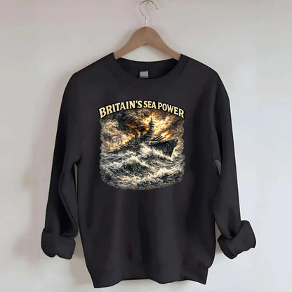 Britain's Sea Power - Crewneck Sweatshirt - black