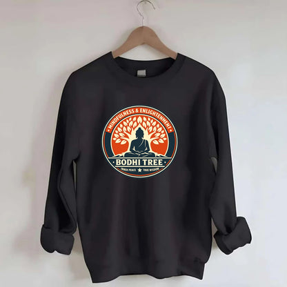 Zen Harmony Emblem - Crewneck Sweatshirt - black