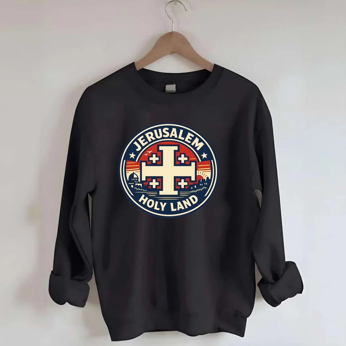 Heritage of the Cross - Crewneck Sweatshirt - black