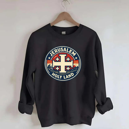 Heritage of the Cross - Crewneck Sweatshirt - black