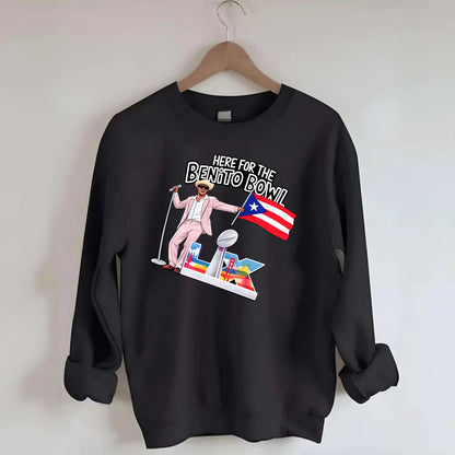 Here For The Bento Bowl - Crewneck Sweatshirt - black