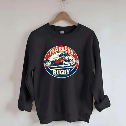 Fearless Try Scorer Emblem - Crewneck Sweatshirt - black