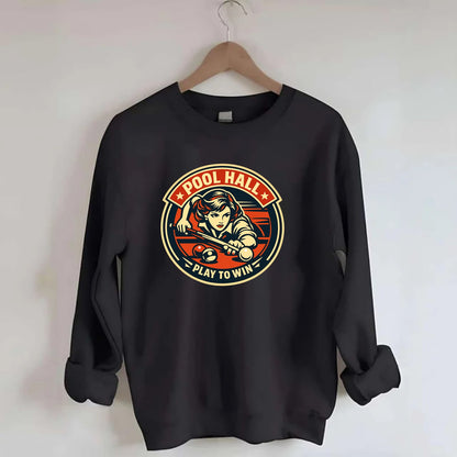 Cue Queen Emblem - Crewneck Sweatshirt - black