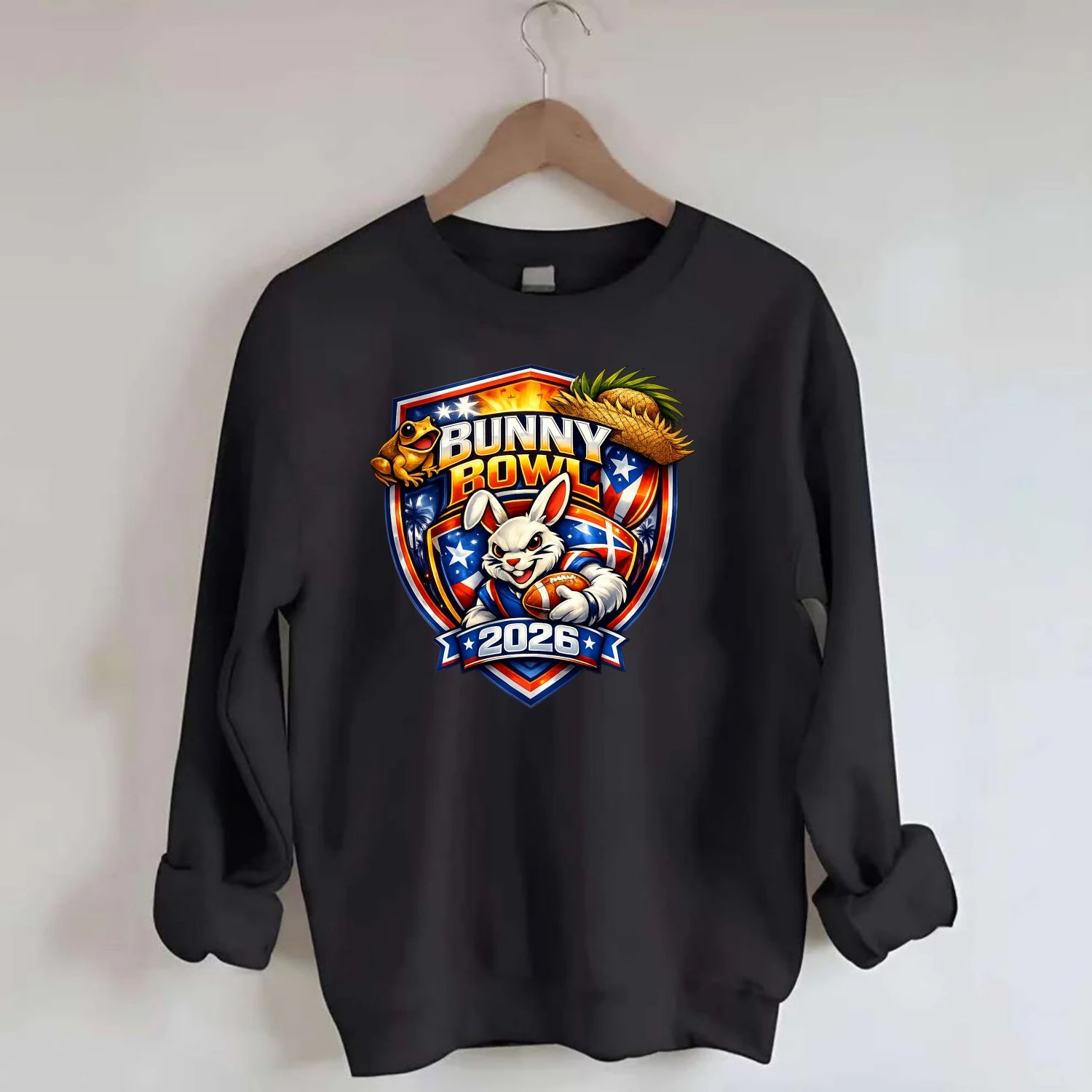Bunny Bowl 2026 - Crewneck Sweatshirt - black