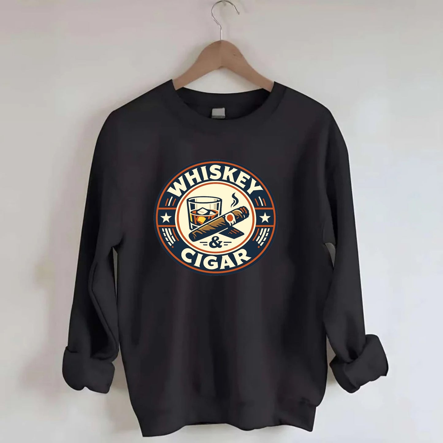Sophisticated Spirits Emblem - Crewneck Sweatshirt - black