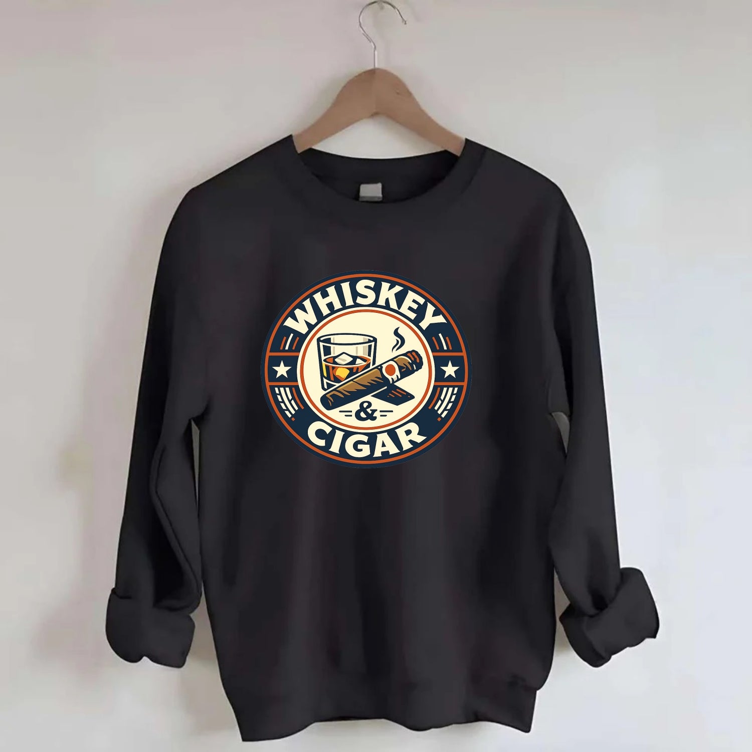 Sophisticated Spirits Emblem - Crewneck Sweatshirt - black