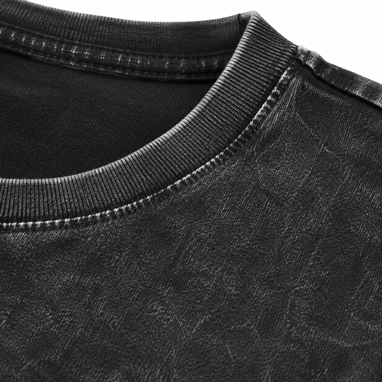 Blacksburg Hokiebird Wearing Virginia Tech Beanie With Vt Pa Vintage T-shirt – black fabric close-up