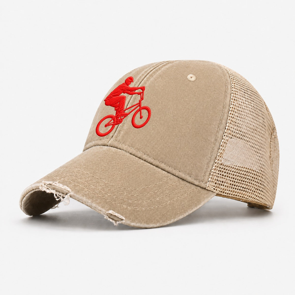 Bmx Manual Balance Micro Motion Mark Washed Trucker Hat – Khaki