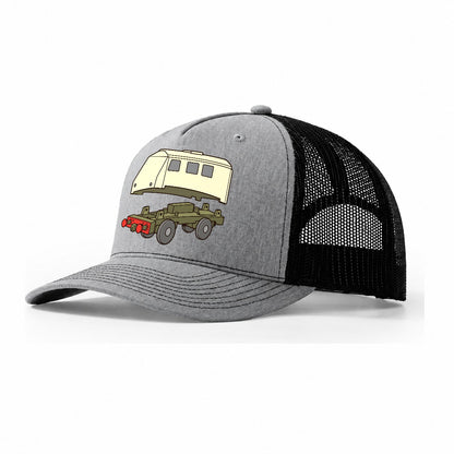 Body Shell Lifted Off Model Railways Trucker Hat – Sport Grey Black