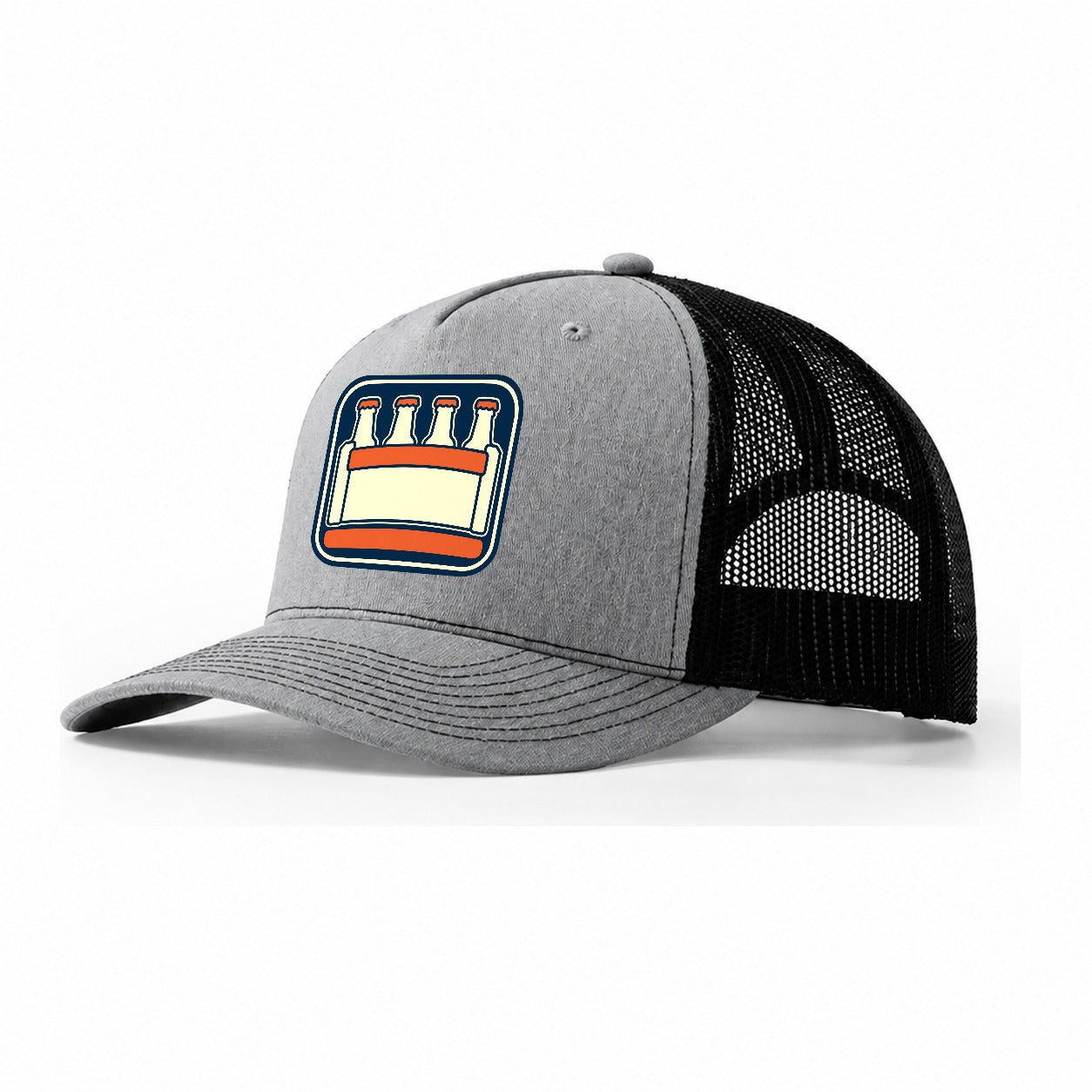 Bottle Crate Trucker Hat – Sport Grey Black