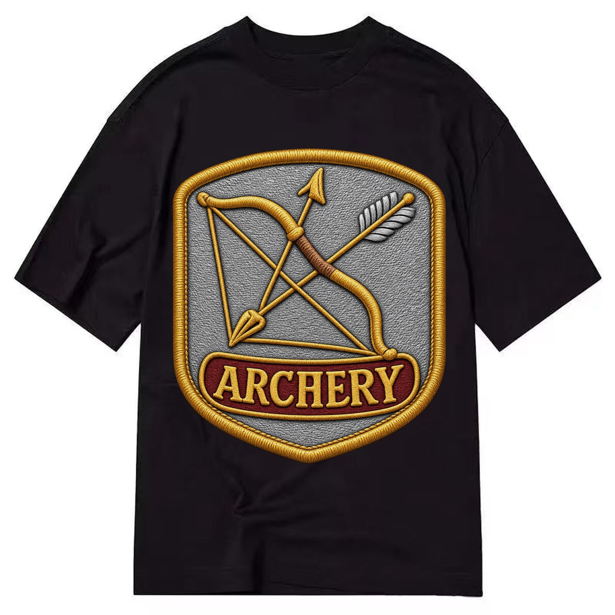 Bow and arrow crossed - archery enthusiast - Classic T-shirt – Black