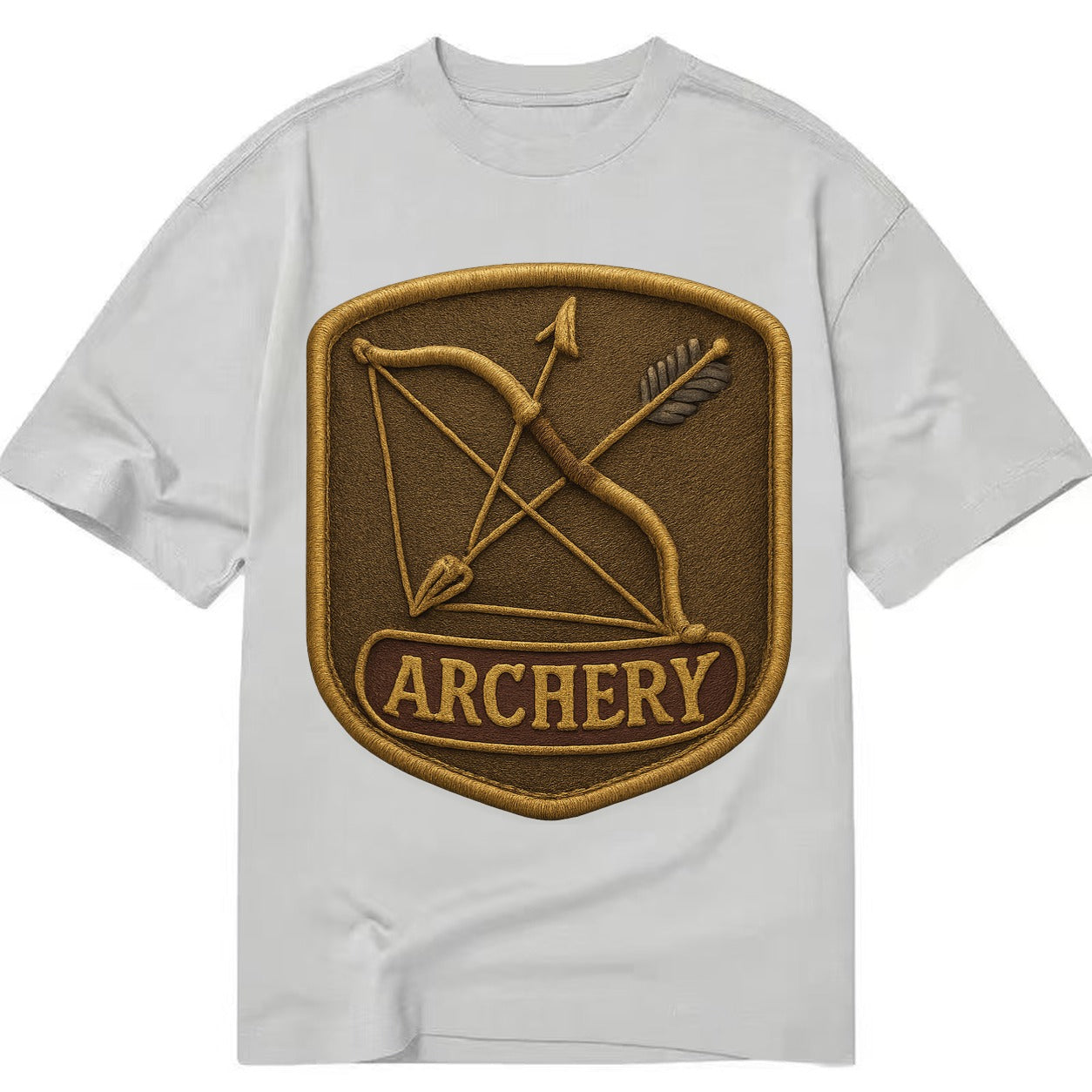 Bow and arrow crossed - archery enthusiast - Classic T-shirt – Grey