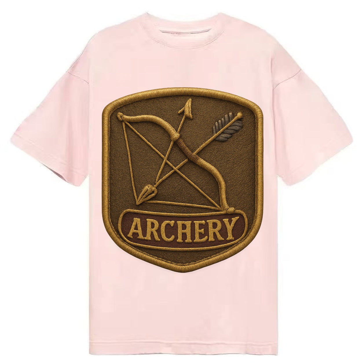 Bow and arrow crossed - archery enthusiast - Classic T-shirt – Pink