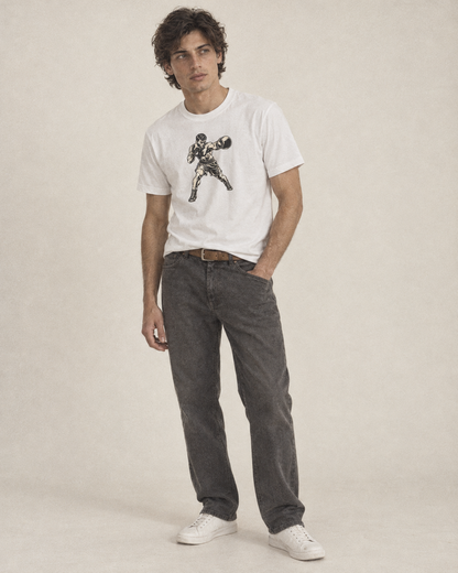 Boxer Guarded Jab Global Sports Ink Figures Classic T Shirt A83Cf392 – studio model photo