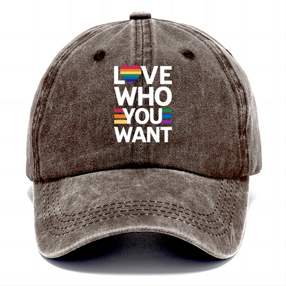 Empoderando la diversidad: sombrero expresivo 'Ama a quien quieras'