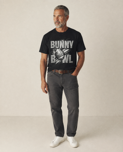 Bunny Bowl - Classic T-shirt – studio model photo