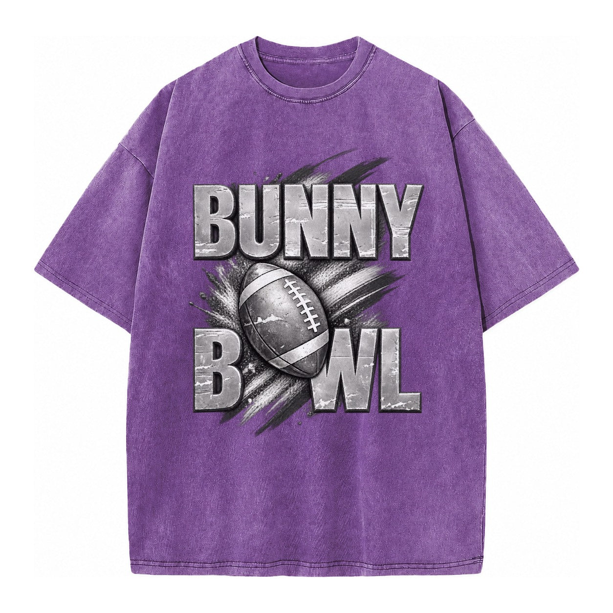 Bunny Bowl - Vintage T-shirt – Purple