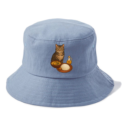 bengali-fish-curry-cat-charm Hat