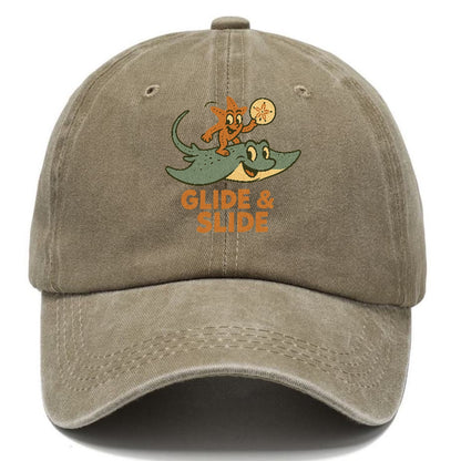 stingray-starfish-sand-dollar-glide-slide Hat