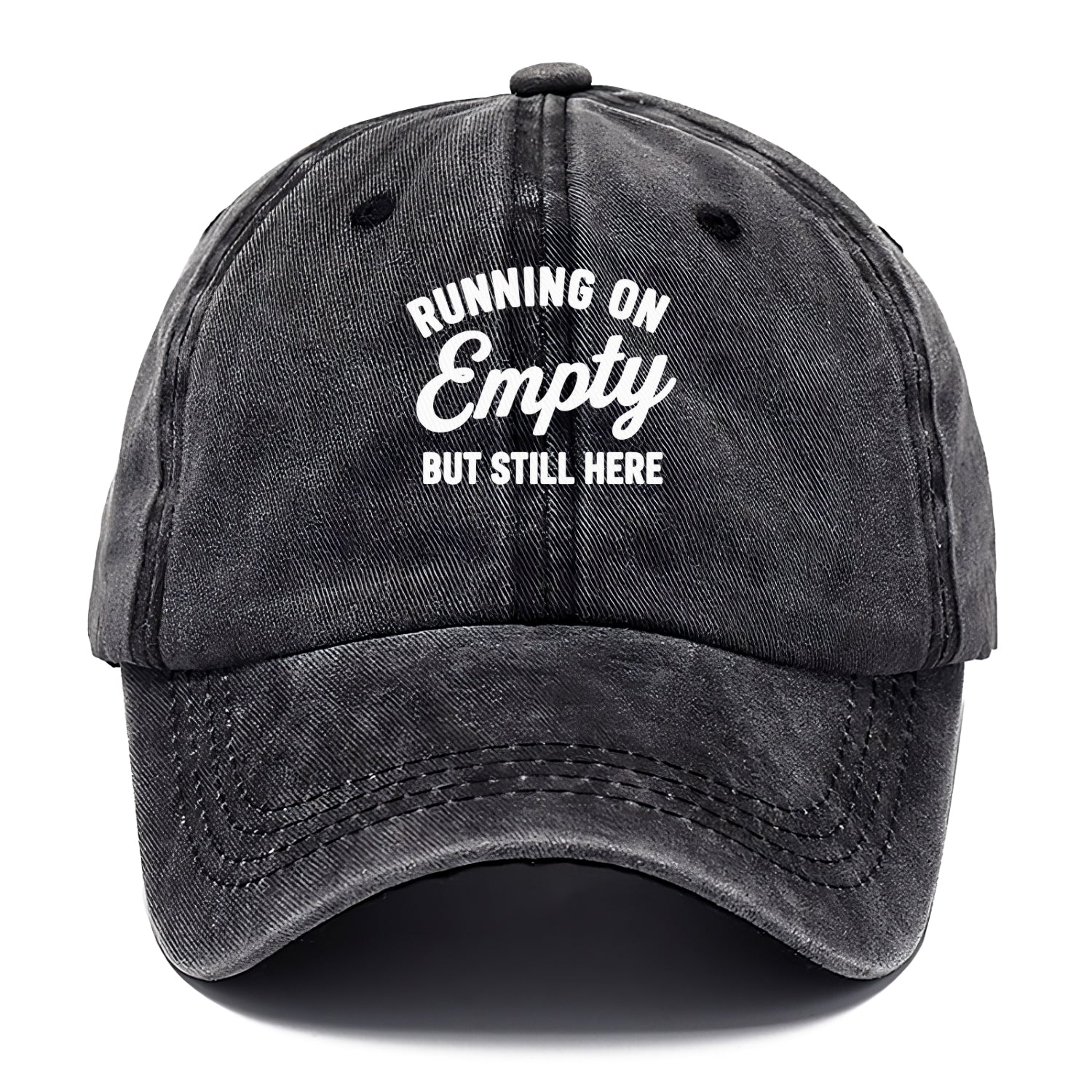 running on empty but still Hat