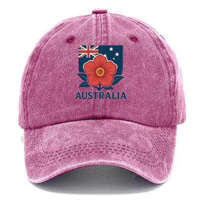 Australian Patriotic Floral Hat