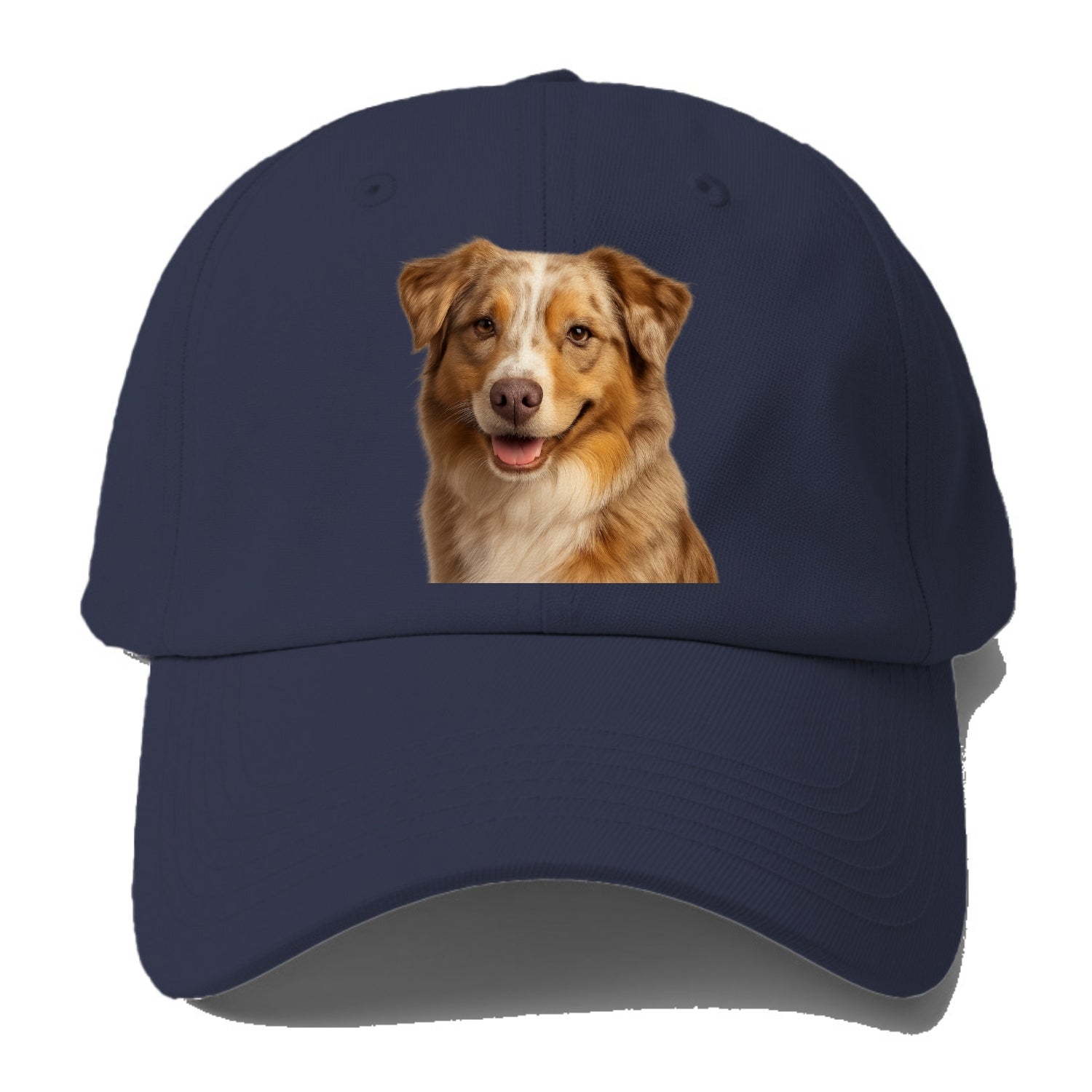 red merle australian shepherd portrait design Hat