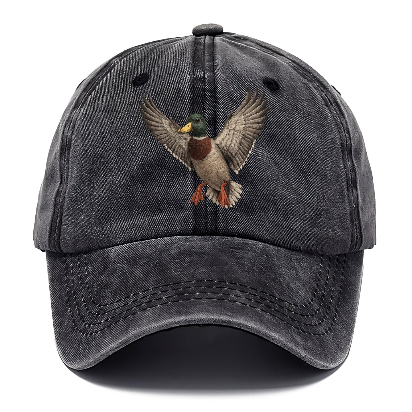 mallard in flight Hat