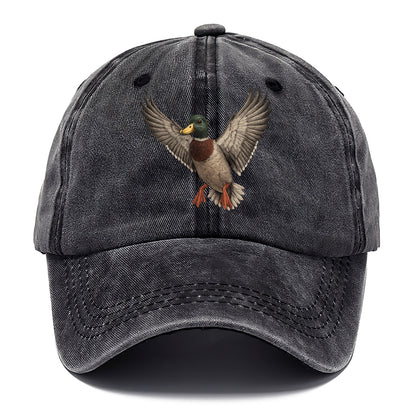 mallard in flight Hat