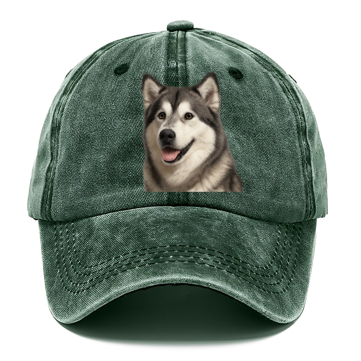alaskan malamute portrait design Hat