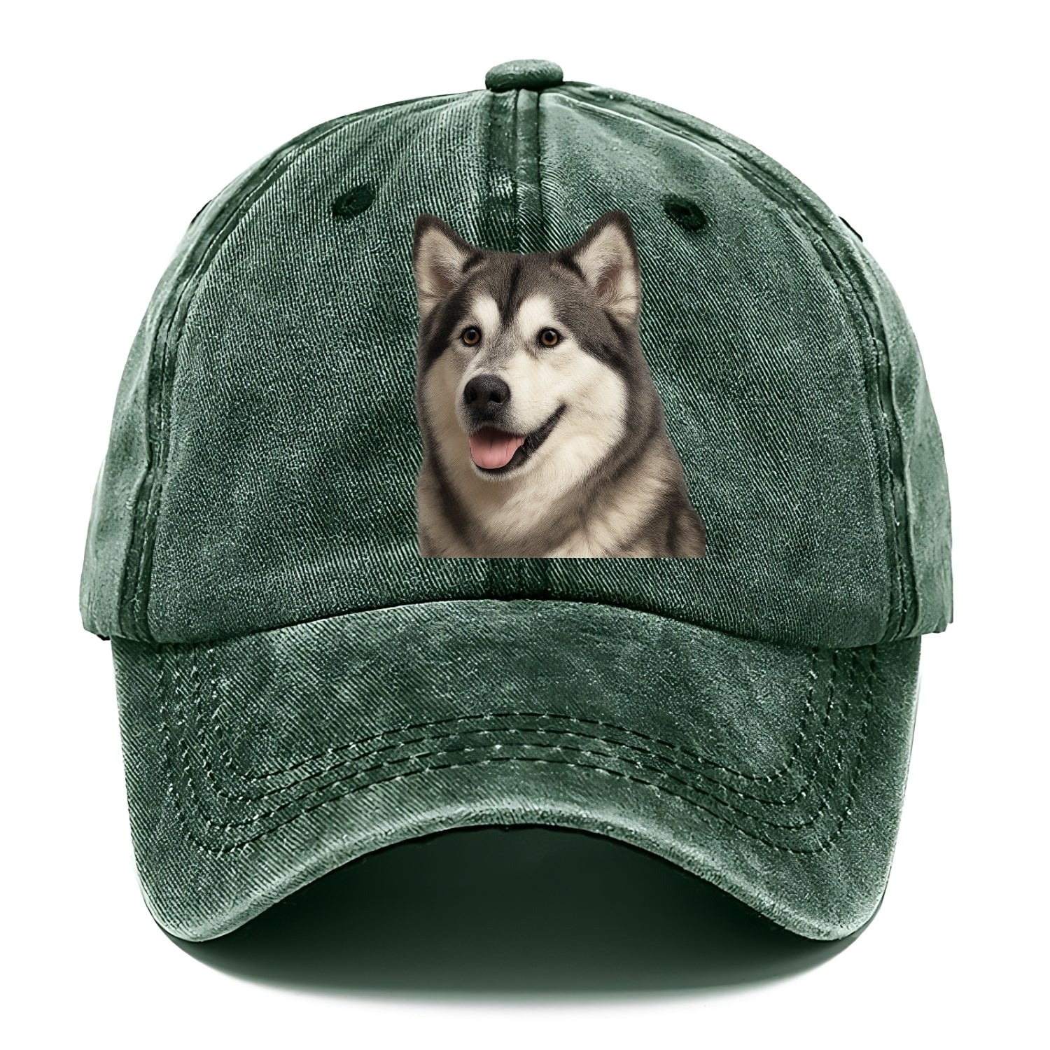 alaskan malamute portrait design Hat