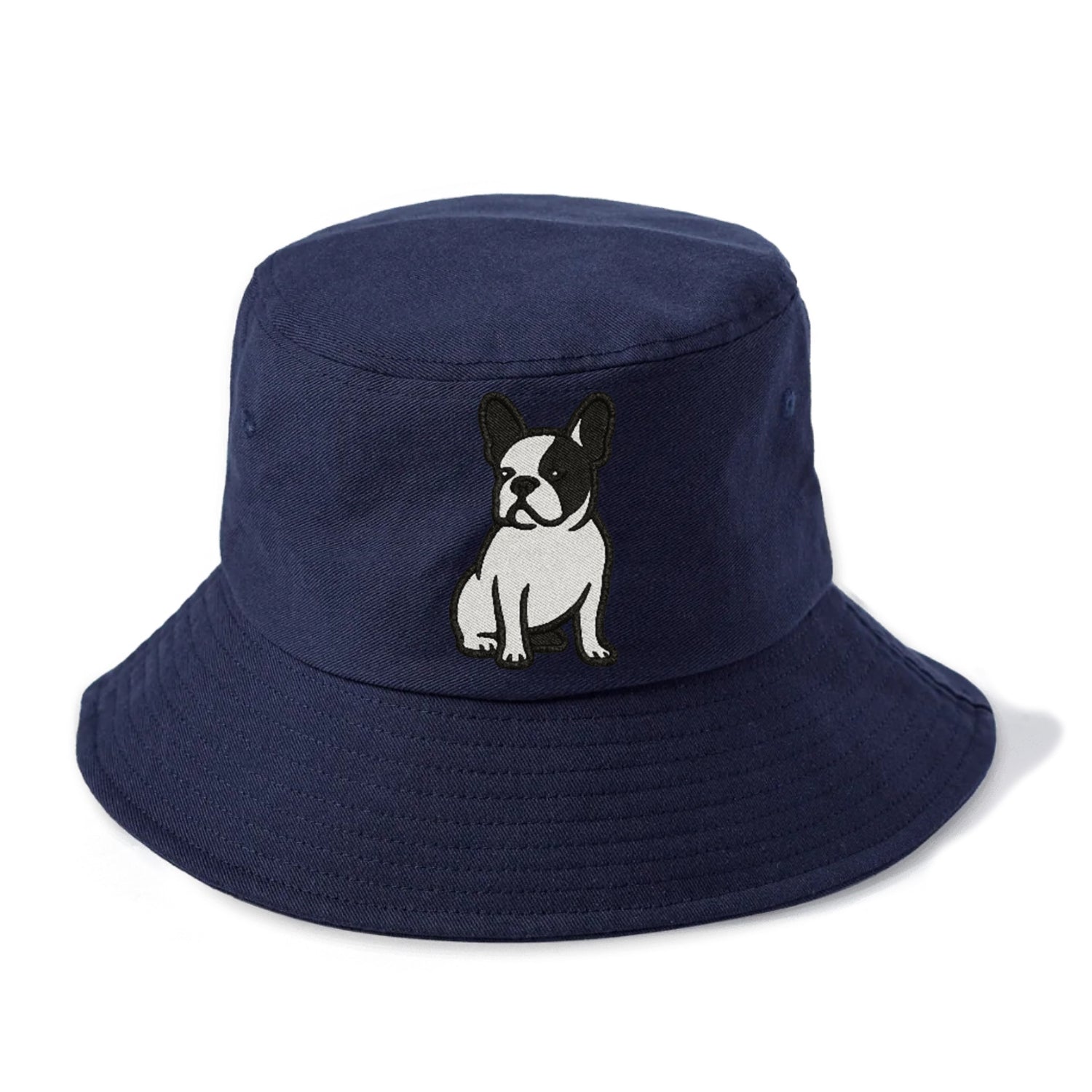 french-bulldog-black-white-charming-pose Hat