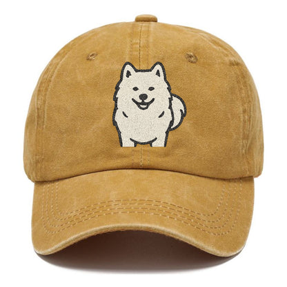 Samoyed White Fluffy Design Hat