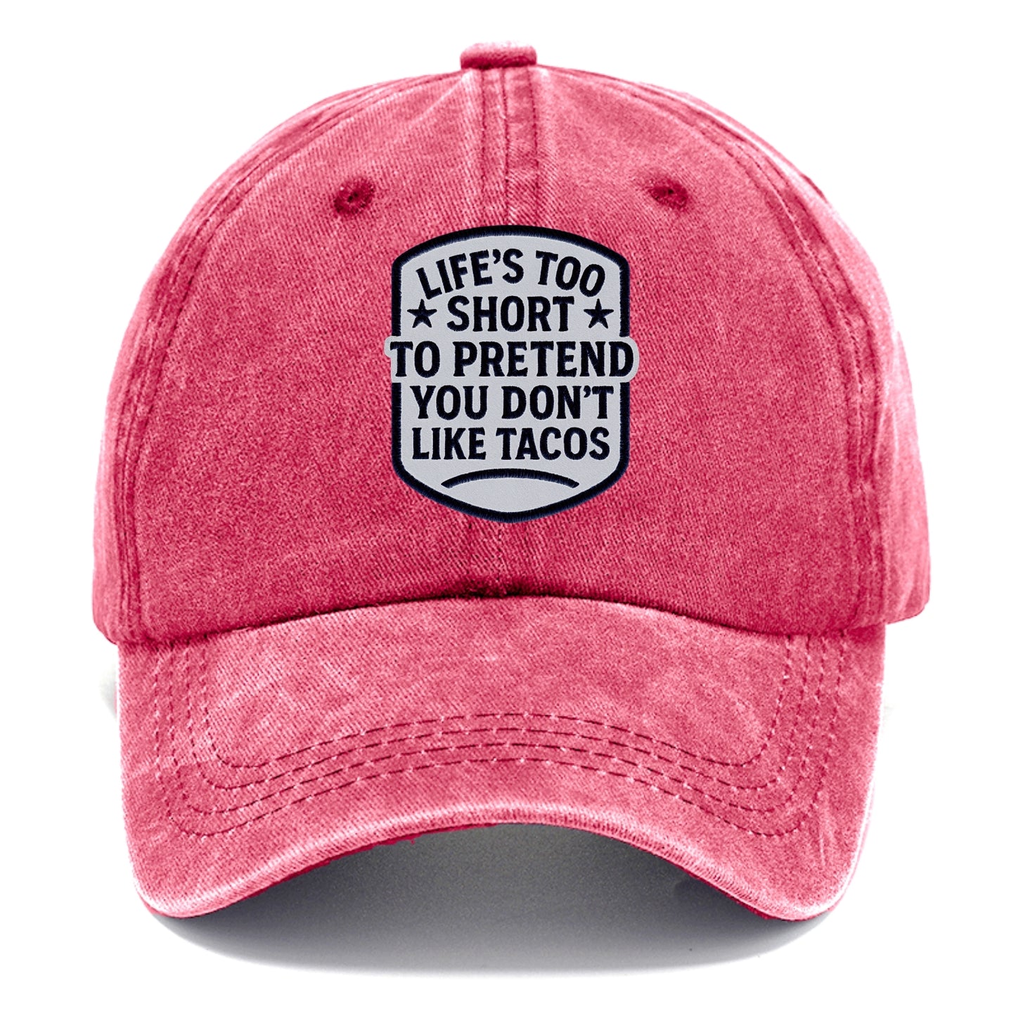 humorous food quote patch Hat