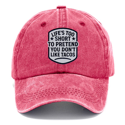 humorous food quote patch Hat