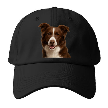 chocolate border collie: sweet & smart devotion Hat