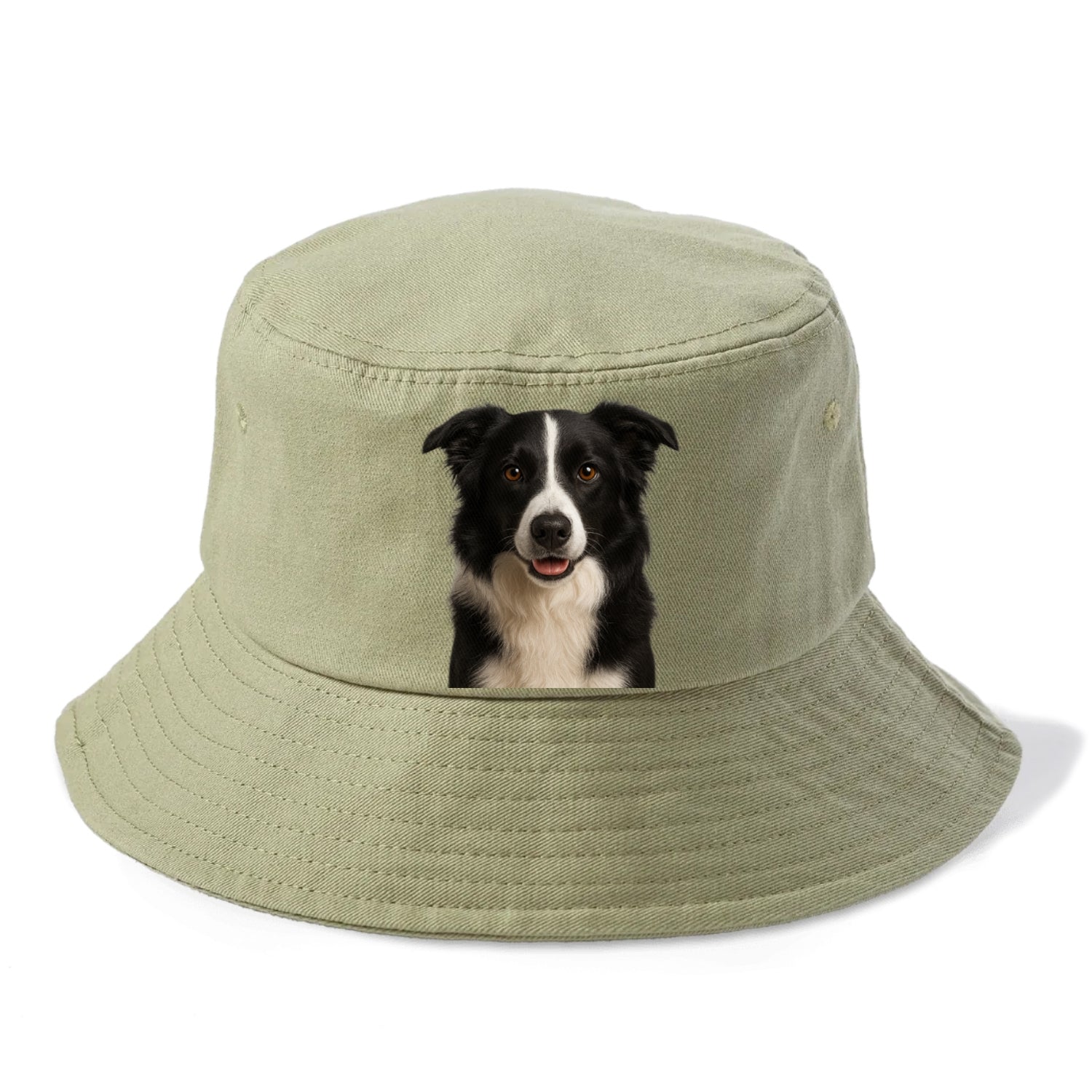 border collie intelligent companion Hat
