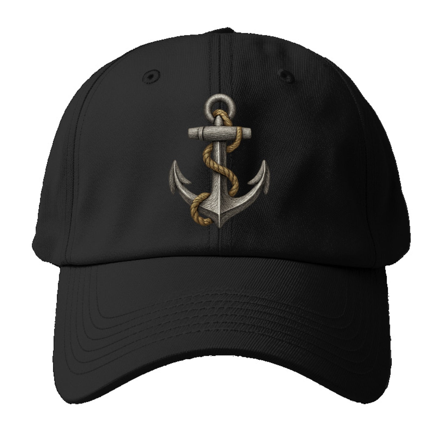 anchor and rope nautical illustration Hat