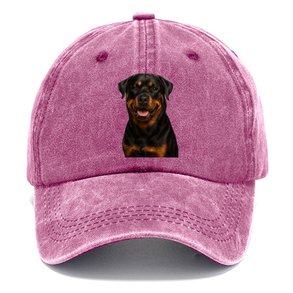 rottweiler powerful guardian Hat