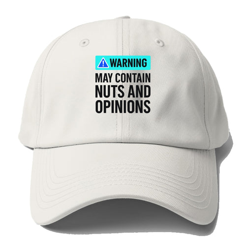 May Contain Nuts Baseball Cap For Big Heads