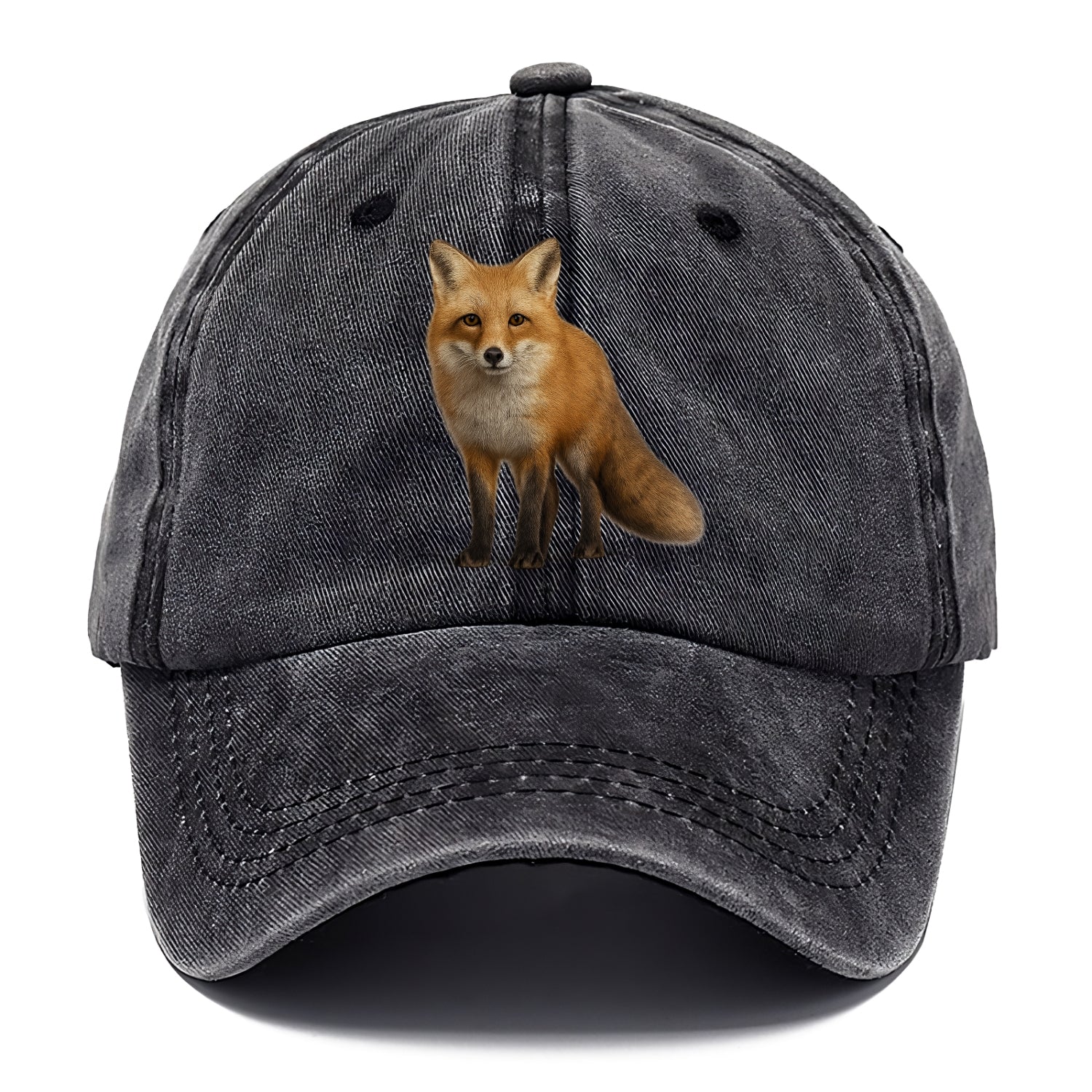 portrait of a red fox Hat